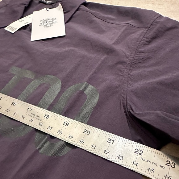NWT "TOO BAD" collared shirt by Tee Library - Picture 9 of 14